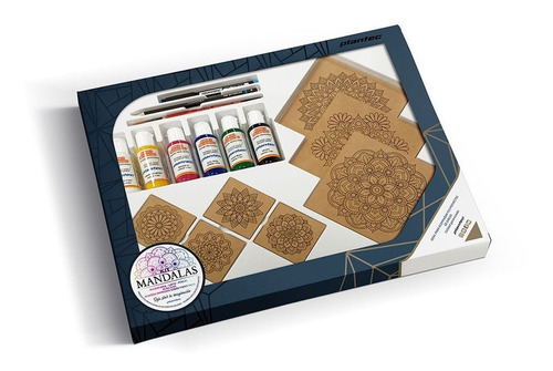 Kit Mandalas Plantec - Ideal Regalo Para Niños Y Adultos