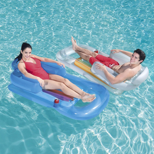 Colchoneta Sillon Cool Inflable 43028 Bestway 157 Cm X 89cm