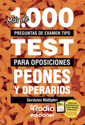 Peones Y Operarios. Servicios Múltiples: Más De 1.000 Pregun