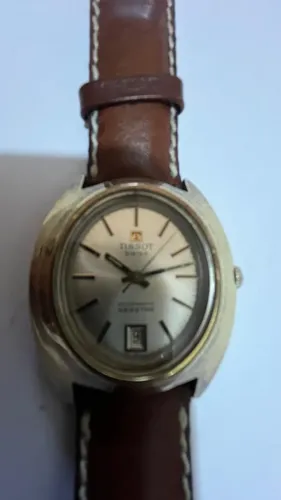 Relógio Tissot Automático Seastar Antigo Em Plaquê Relíquia