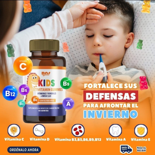 2 Pack Desarrollo Y Crecimiento Niños Frutos Rojos
