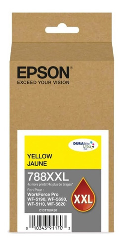 Cartucho Epson 788xxl Amarillo Wf 5190 5690 5110 5620 C