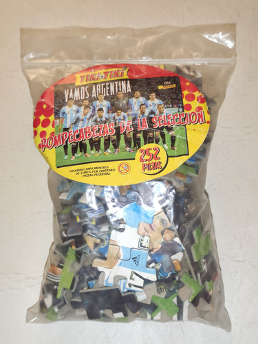 Lote X 24 Revistas Tiki Tiki + Rompecabezas Argentina Futbol (Usado)