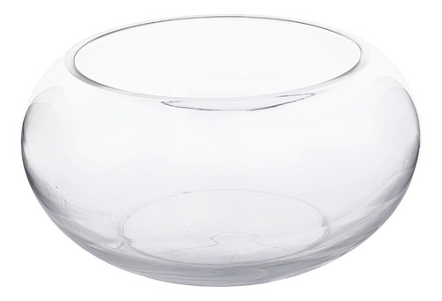 Centro De Mesa Vidro Floreira Cristal 35cm 1114 Lylhome