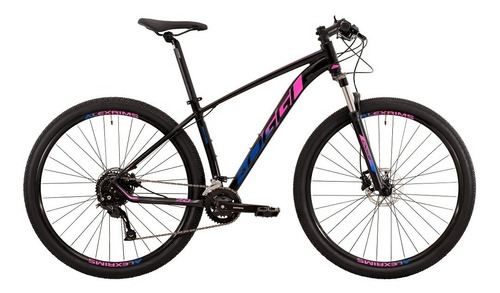 Bicicleta Mtb Aro 29 Oggi Big Wheel 7.0 2022 Pto / Az / Pink