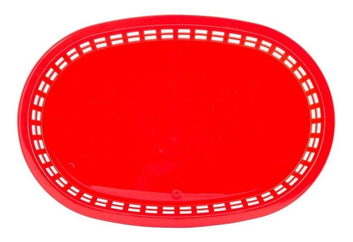 Imagen 2 de 4 de Canastillas Color Rojo, 36 Piezas, 26.7 X 17.8 X 3.8 Cm