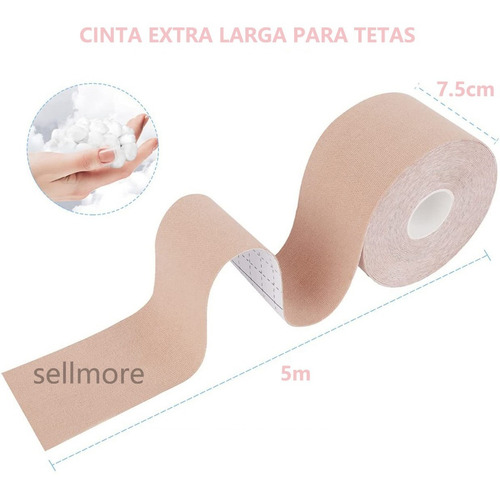 Cinta Levanta Busto Invisible Push Up Cinta 5mts* 7.5 Cm Cinta Levanta Busto Invisible Push Up Cinta 5mts* 7.5 Cm