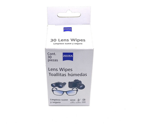 Imagen 4 de 6 de Lens Wipes Zeiss Toallitas Humedas Limpieza Lentes Anteojos