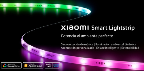Cinta Tira 2 Mts Xiaomi Smart Multicolores Gradient Homekit