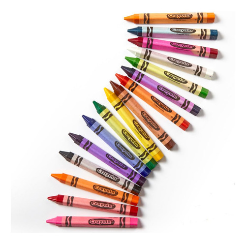 Paquete De Crayones Triangulares Crayola, 16 Colores, Mayo