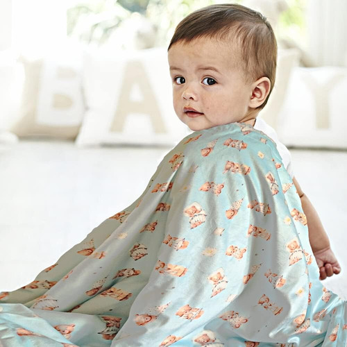 Manta De Bebé Mitchell, Manta De Forro Polar Sherpa Reversib