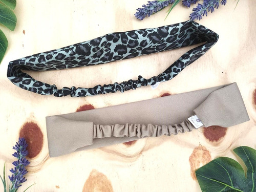 Imagem 3 de 3 de Faixas De Cabelo Tiaras De Tecido Headband Faixinha Elástico