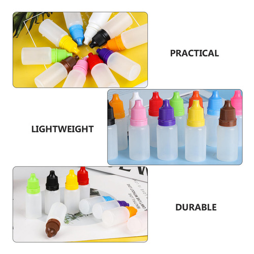 Botellas Cuentagotas Comprimibles, Líquido Para Ojos, Vacío,