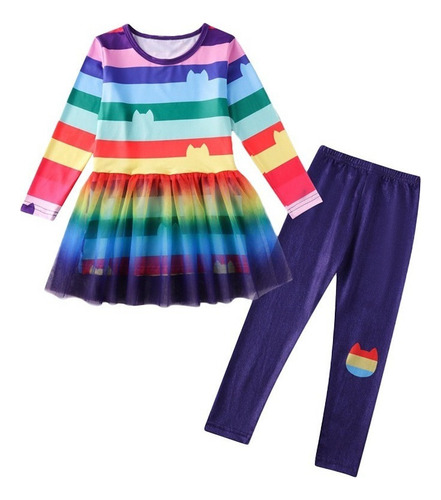 Conjunto De Disfraz Casa Gabby Dollhouse Fiesta Para Niñas