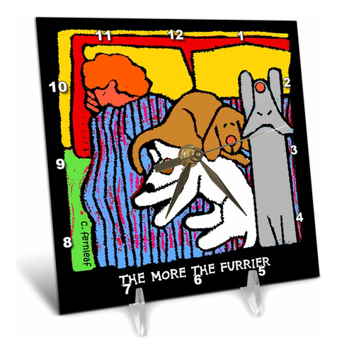 3drose Dc__1 Cama Para Perros, Perros De Dibujos Animados, P
