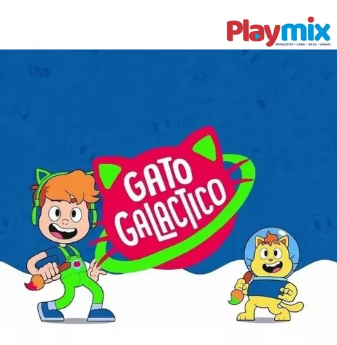 Boneco Gato Galactico r