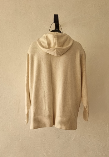 Sueter Tejido Suave Sudadera Hoodie Canguro Mujer Tall Extra