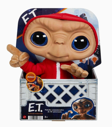 Peluche E.t. Sonidos E Interactivo 40 Aniversario 25cm Et