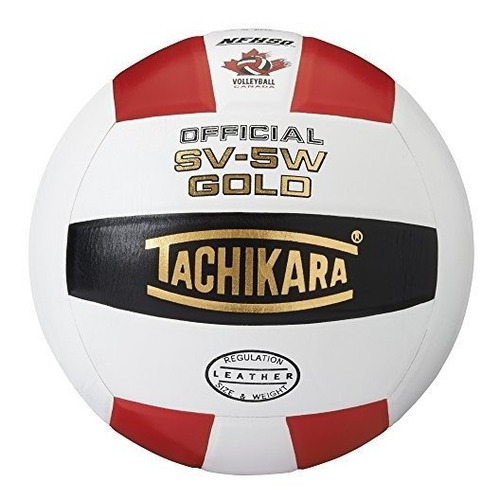 Tachikara Sv5w Competencia Gold Premium De Piel Voleibol (es