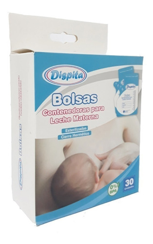 Bolsas Contenedoras Para Leche Materna Dispita X 30 Unidades