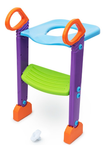 Assento Redutor Infantil Escadinha Para Vaso Sanitário Color