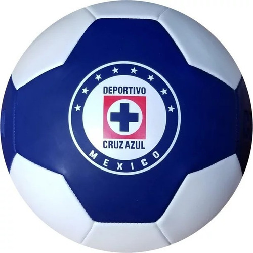 Balon De Futbol Entrenador Pelota De Equipos Footbal Soccer Color Cruz azul