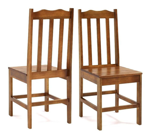 Imagem 4 de 5 de Conjunto De Mesa Madeira Maciça Com 6 Cadeiras Essência - Me