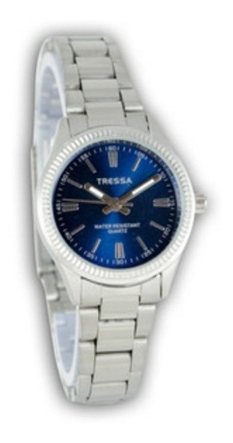 Reloj De Mujer Economico Tressa Malla Acero Modelo Mark-d