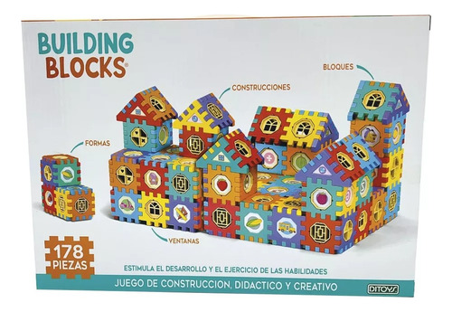 Building Blocks 178pzs Ditoys 2568
