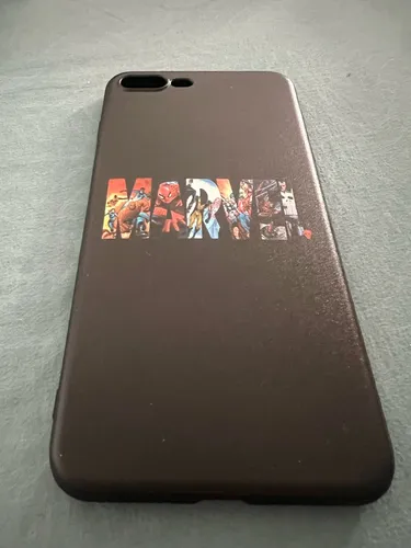 Funda iPhone 6s O 6 Plus Diseño Marvel Color Negro