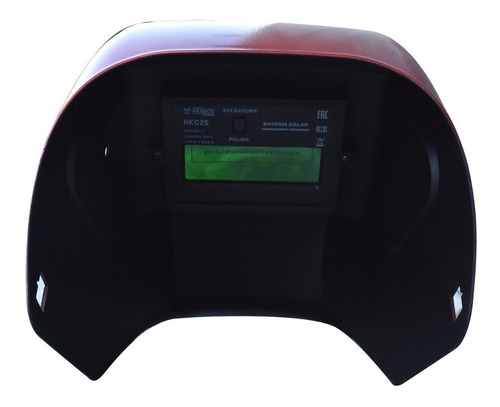 Careta Para Soldar Swedish Husky Power Roja - Hkc25 Color Rojo