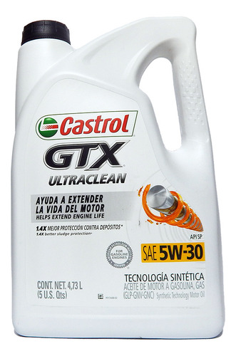 Aceite De Motor Gtx Ultraclean 5w30 4.73l