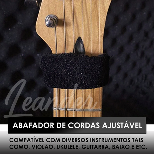 Abafadora De Som Corda Violão, Ukulele, Viola, Guitarra Mpb