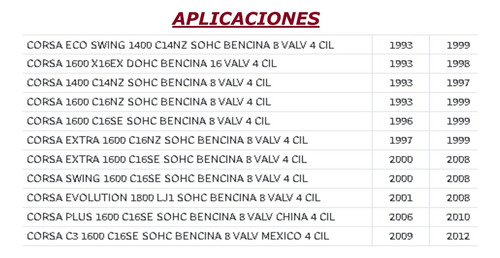 Sensor Temperatura Para Chevrolet Corsa Leer Aplicaciones*
