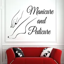 Comprar Vinilos Decorativos Salon Belleza Manicuria 60cm Vidrieras 1