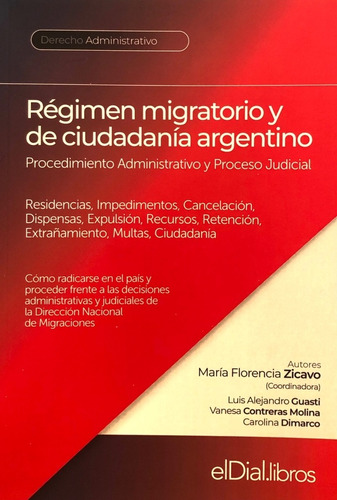Régimen Migratorio Y De Ciudadanía Argentino. Luis Alejandro