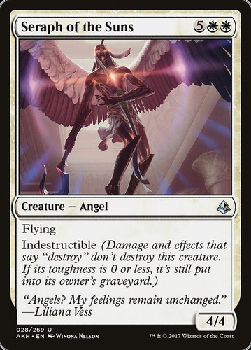 Carta Magic Seraph Of The Suns Amonkhet Mtg Bsas