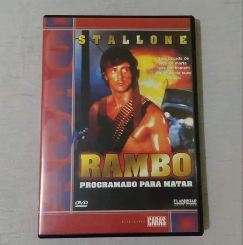 RAMBO - PROGRAMADO PARA MATAR DIGISTAK COM 1 BLU-RAY E 1 DVD