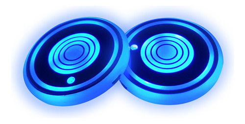 . 2 Uds Soporte For Taza Led Rgb 7 Colores Luces Usb For