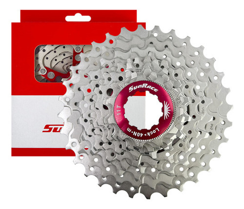 Pacha 11 Velocidades Sunrace Rx1. 11-32 Cassette Ruta Cantidad máxima de dientes 32 Color Plateado