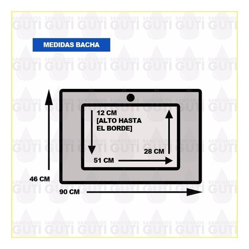 Vanitory Laqueado Wengue Con Cajones Bacha Losa Loza 90 Cm