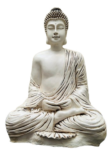 Buda Gigante En Resina Apto Exterior 80 Cm Figura Zen Jardin