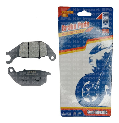 Pastillas Semimetalica Trasera Honda Cbr 150r 2000 - 2003