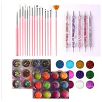 Comprar Kit De Arte Para Uñas Dotting Uñas Pinceles Strass