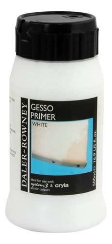 Gesso Imprimador Blanco Acrílico Pintura Daler Rowney 500ml