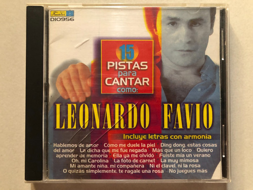 Cd 15 Pistas Para Cantar Como Leonardo Fabio