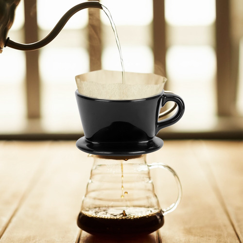 No 1 porción 101 filtro de café taza de filtro de café por goteo manual taza de café de cerámica hecha a mano 