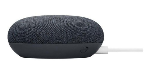 Imagen 3 de 5 de Google Nest Mini 2nd Gen con asistente virtual Google Assistant charcoal 110V/220V