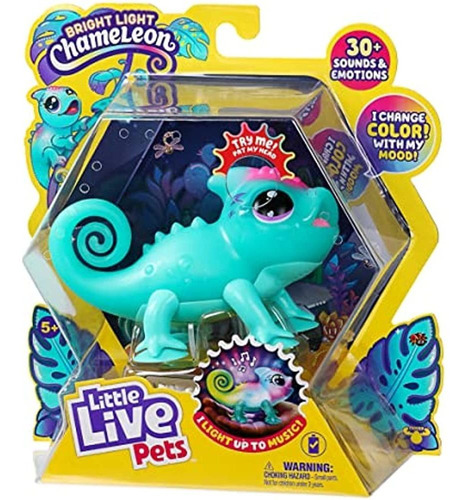 Little Live Pets - Sunny El Camaleón De Luz Brillante | Jugu