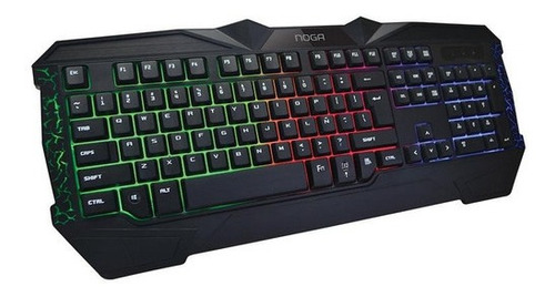 Teclado Noga Nkb-gk23 Gamer Stormer Usb Led Retroiluminado